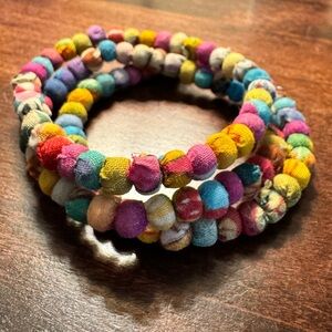 Sari Bead Bracelets
